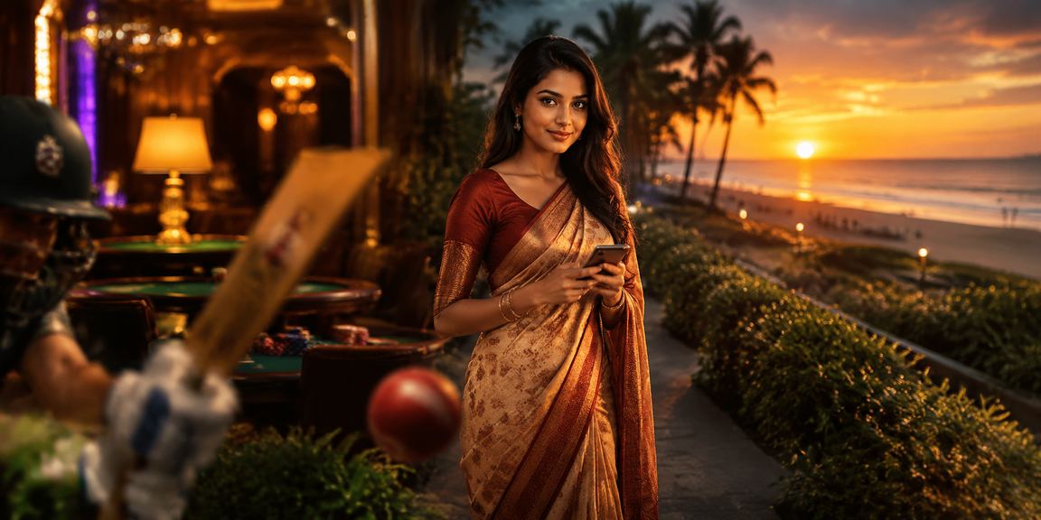 কক্সবাজারের চা বাগানের পাশে মোবাইলে ক্রিকেট বেটিং করছেন একজন তরুণ