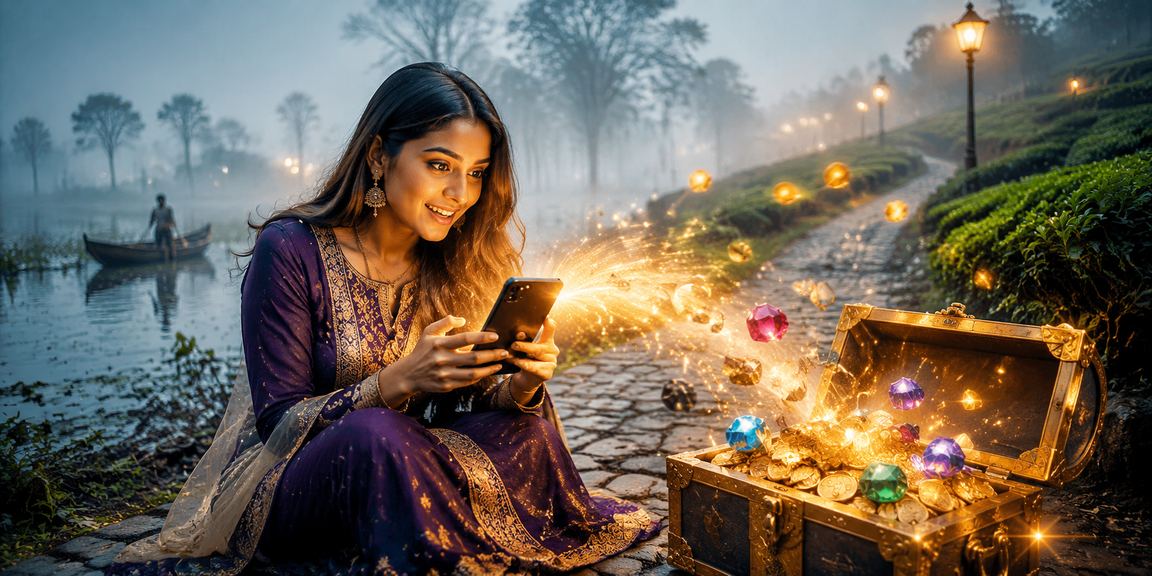 রংপুরের চা বাগানের অনুপ্রেরণায় তৈরি 200kb - এর নতুন স্লট গেমের দৃশ্য